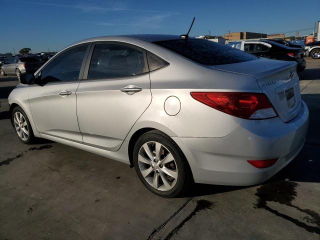 KMHCU4AE4EU748989 - 2014 HYUNDAI ACCENT GLS SILVER photo 2