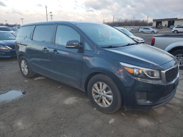 KNDMB5C13H6219864 - 2017 KIA SEDONA LX BLUE photo 4