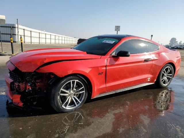1FA6P8AM0F5396891 - 2015 FORD MUSTANG RED photo 1