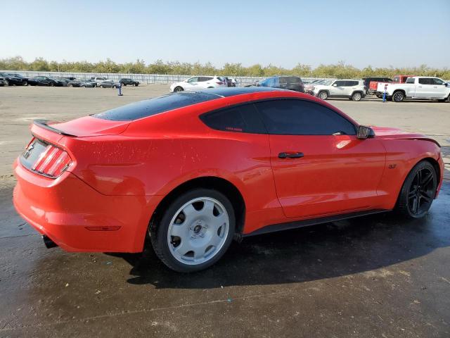 1FA6P8AM0F5396891 - 2015 FORD MUSTANG RED photo 3