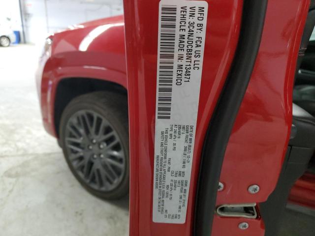 3C4NJDCB8NT134871 - 2022 JEEP COMPASS LIMITED 红色 照片 13