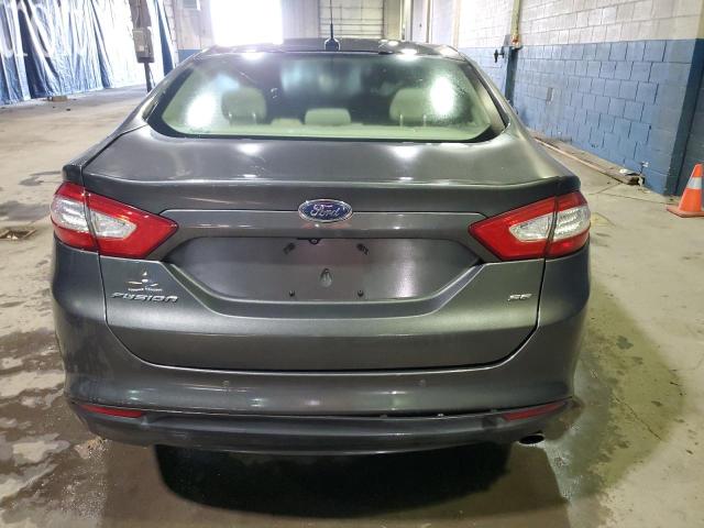 3FA6P0H76GR285696 - 2016 FORD FUSION SE GRAY photo 6