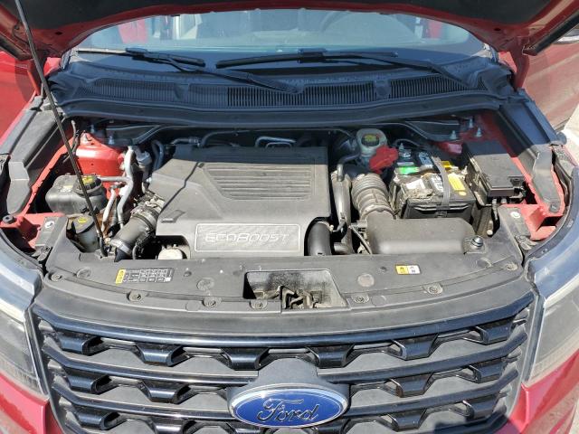 1FM5K8GT6HGD55283 - 2017 FORD EXPLORER SPORT BURGUNDY photo 12