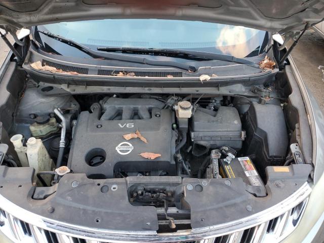 JN8AZ18W59W100344 - 2009 NISSAN MURANO S GRAY photo 12