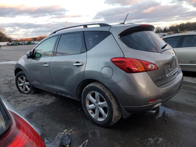 JN8AZ18W59W100344 - 2009 NISSAN MURANO S GRAY photo 2