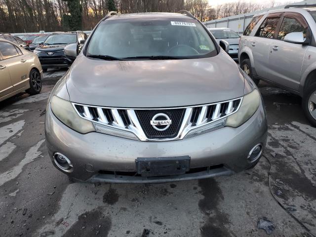 JN8AZ18W59W100344 - 2009 NISSAN MURANO S GRAY photo 5