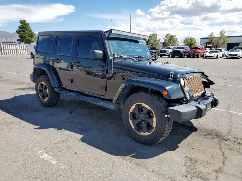 1C4HJWEG5EL149275 - 2014 JEEP WRANGLER U SAHARA BLACK photo 4