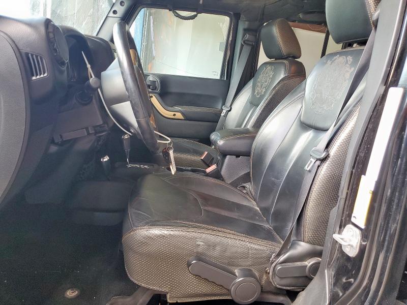 1C4HJWEG5EL149275 - 2014 JEEP WRANGLER U SAHARA BLACK photo 7