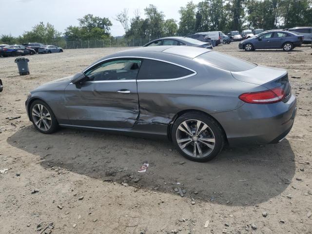 WDDWJ4KB2HF393401 - 2017 MERCEDES-BENZ C 300 4MATIC GRAY photo 2