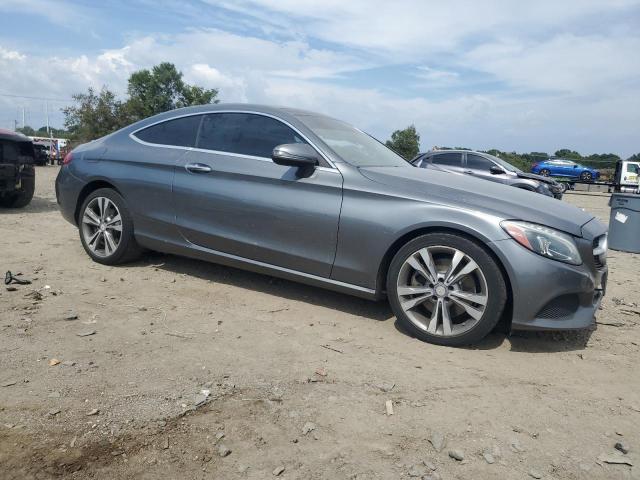 WDDWJ4KB2HF393401 - 2017 MERCEDES-BENZ C 300 4MATIC GRAY photo 4