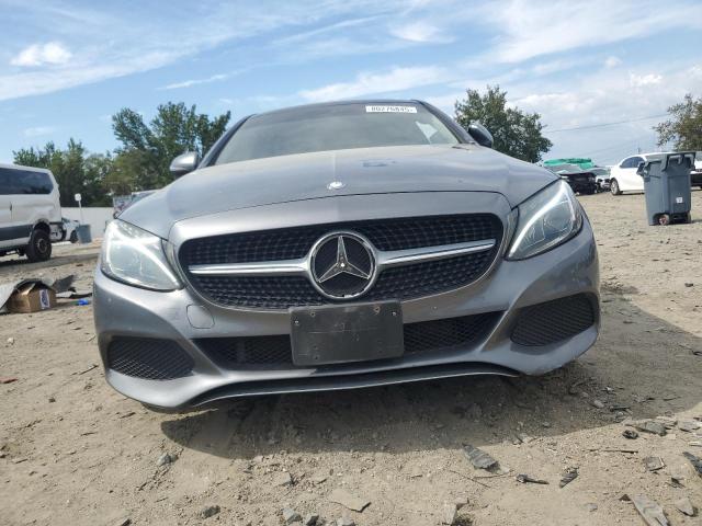WDDWJ4KB2HF393401 - 2017 MERCEDES-BENZ C 300 4MATIC GRAY photo 5