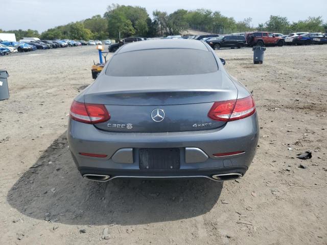 WDDWJ4KB2HF393401 - 2017 MERCEDES-BENZ C 300 4MATIC GRAY photo 6