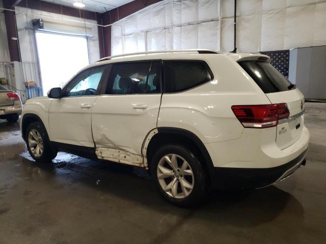 1V2LR2CA8KC602812 - 2019 VOLKSWAGEN ATLAS SE Biały zdjęcie 2