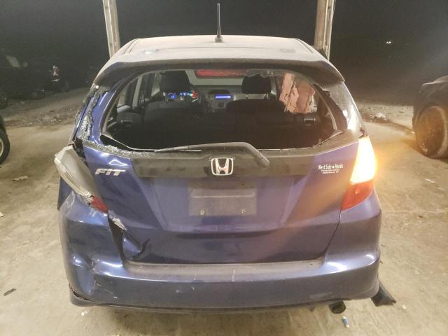 JHMGE8H48AS009281 - 2010 HONDA FIT SPORT BLUE photo 6