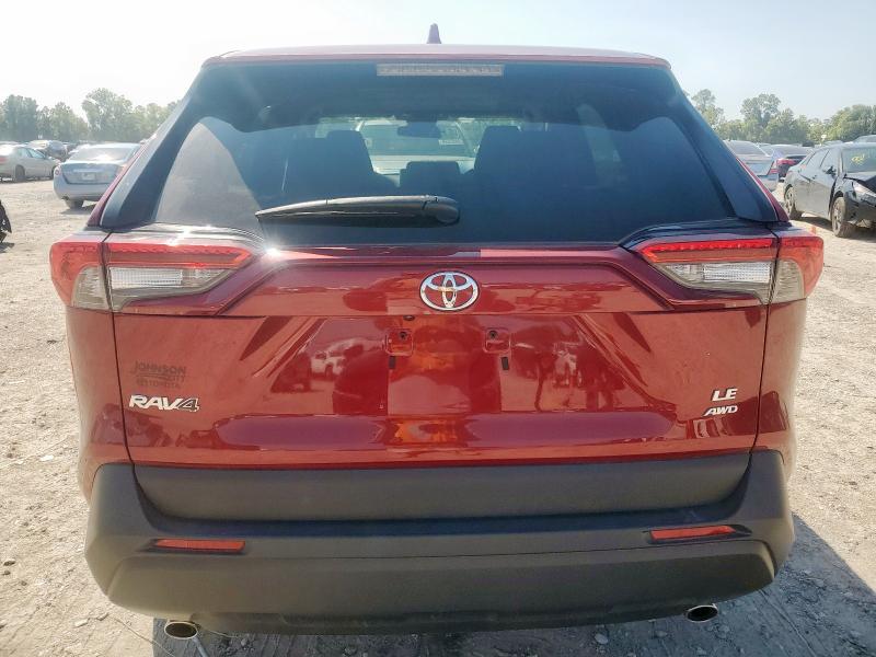 2T3F1RFV6RW488359 - 2024 TOYOTA RAV4 LE ბურგუნდია ფოტო 6