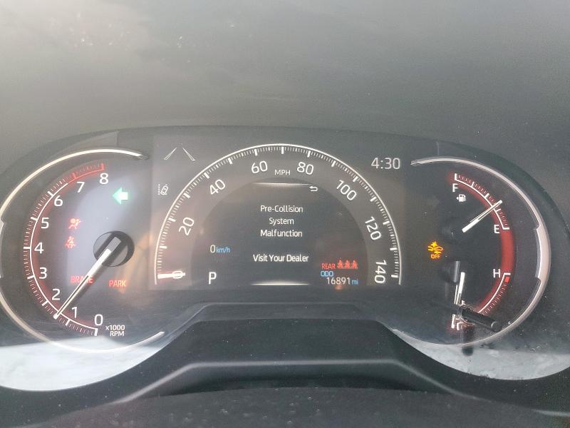 2T3F1RFV6RW488359 - 2024 TOYOTA RAV4 LE ბურგუნდია ფოტო 9