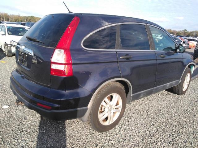 5J6RE3H54BL030298 - 2011 HONDA CR-V EX BLUE photo 3