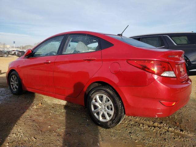 KMHCT4AE1EU661067 - 2014 HYUNDAI ACCENT GLS RED photo 2