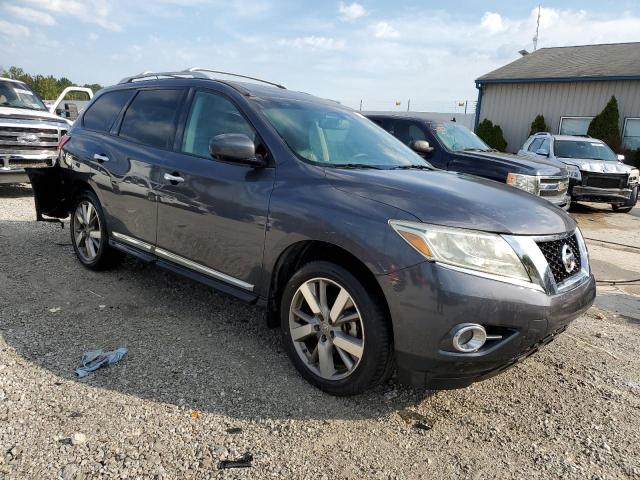 5N1AR2MMXDC653809 - 2013 NISSAN PATHFINDER S GRAY photo 4