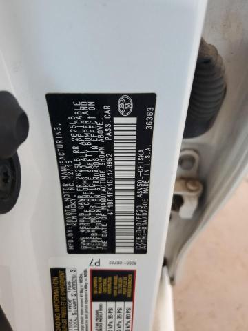 4T1BF1FK1GU179962 - 2016 TOYOTA CAMRY LE WHITE photo 12