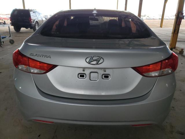 KMHDH4AE4CU242309 - 2012 HYUNDAI ELANTRA GLS SILVER photo 6