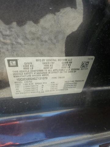 1GC2CUEG8GZ131079 - 2016 CHEVROLET SILVERADO C2500 HEAVY DUTY CHARCOAL photo 12