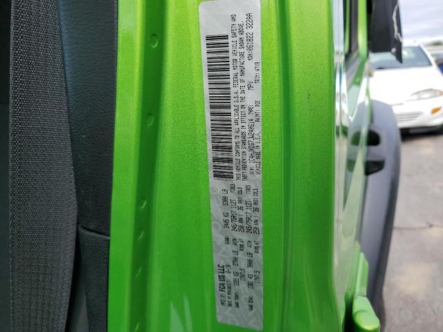 1C4HJXDG7JW240614 - 2018 JEEP WRANGLER U SPORT Yeşil fotoğraf 13