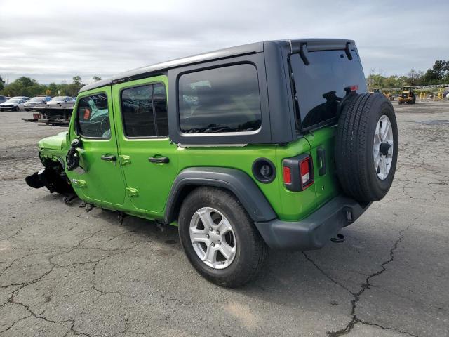 1C4HJXDG7JW240614 - 2018 JEEP WRANGLER U SPORT Yeşil fotoğraf 2