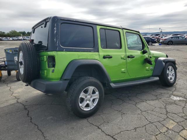 1C4HJXDG7JW240614 - 2018 JEEP WRANGLER U SPORT Yeşil fotoğraf 3