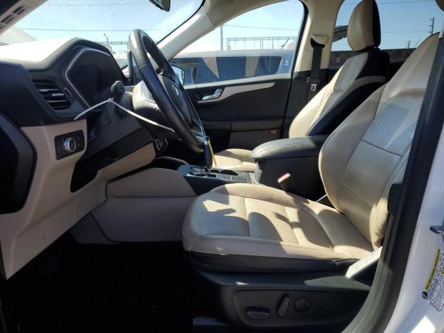 1FMCU0H6XMUA52658 - 2021 FORD ESCAPE SEL WHITE photo 7