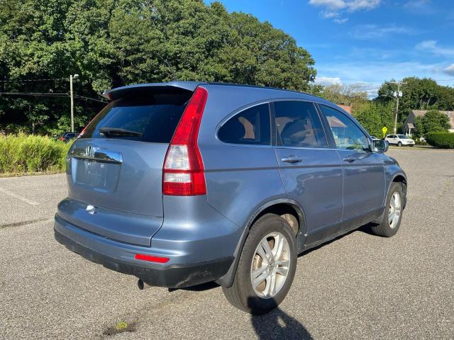 JHLRE4H77BC008053 - 2011 HONDA CR-V EXL BLUE photo 3