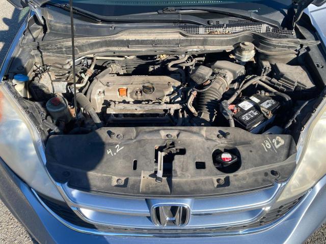 JHLRE4H77BC008053 - 2011 HONDA CR-V EXL BLUE photo 7
