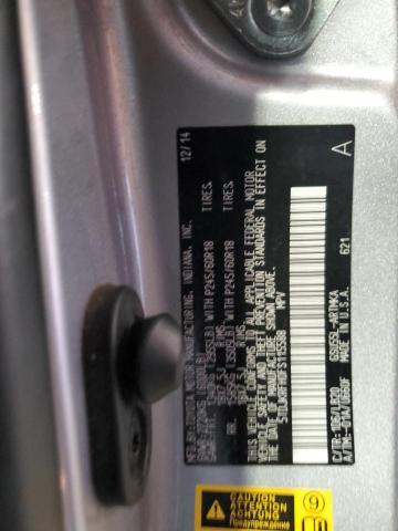 5TDJKRFH0FS115588 - 2015 TOYOTA HIGHLANDER XLE SILVER photo 13