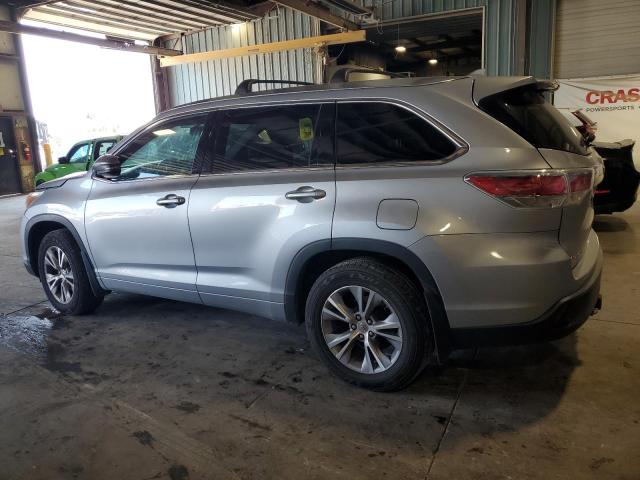 5TDJKRFH0FS115588 - 2015 TOYOTA HIGHLANDER XLE SILVER photo 2