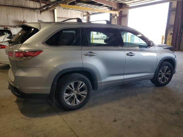 5TDJKRFH0FS115588 - 2015 TOYOTA HIGHLANDER XLE SILVER photo 3