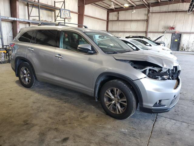 5TDJKRFH0FS115588 - 2015 TOYOTA HIGHLANDER XLE SILVER photo 4
