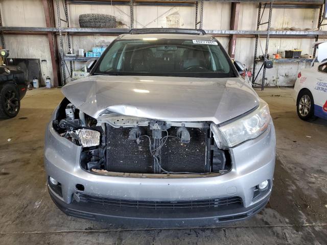 5TDJKRFH0FS115588 - 2015 TOYOTA HIGHLANDER XLE SILVER photo 5