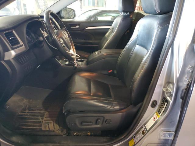 5TDJKRFH0FS115588 - 2015 TOYOTA HIGHLANDER XLE SILVER photo 7