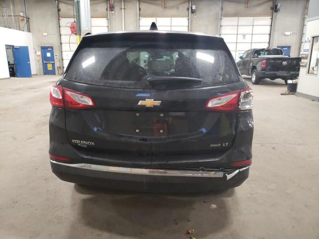 3GNAXUEV1LL110484 - 2020 CHEVROLET EQUINOX LT BLACK photo 6