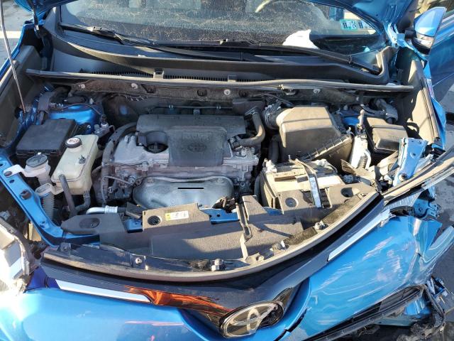 JTMRFREV8JJ255764 - 2018 TOYOTA RAV4 ADVENTURE BLUE photo 11