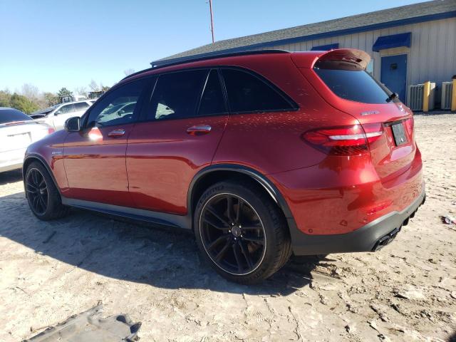 WDC0G8JB4KF500473 - 2019 MERCEDES-BENZ GLC 63 4MATIC AMG RED photo 2