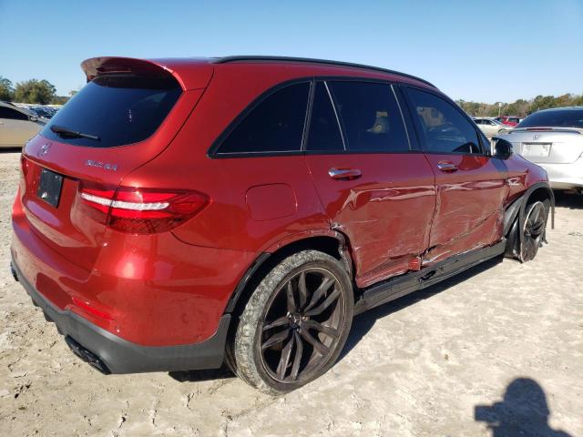 WDC0G8JB4KF500473 - 2019 MERCEDES-BENZ GLC 63 4MATIC AMG RED photo 3