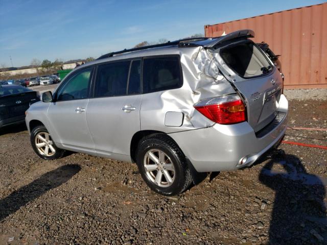 JTEDS41A192084210 - 2009 TOYOTA HIGHLANDER SILVER photo 2