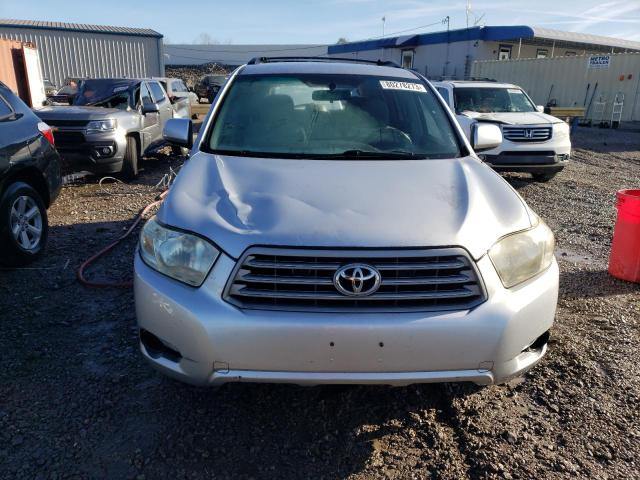 JTEDS41A192084210 - 2009 TOYOTA HIGHLANDER SILVER photo 5