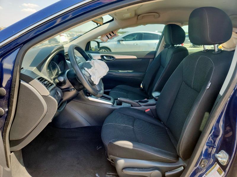 3N1AB7AP5JY332691 - 2018 NISSAN SENTRA S BLUE photo 7