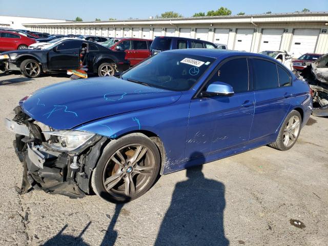 WBA3A5C59EF605778 - 2014 BMW 328 I BLUE photo 1