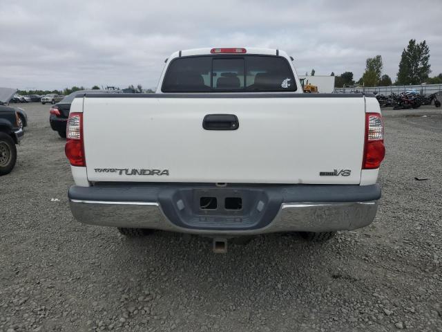 5TBRT34106S478713 - 2006 TOYOTA TUNDRA ACCESS CAB SR5 WHITE photo 6