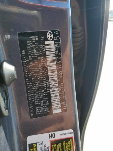 5YFBURHE8GP473985 - 2016 TOYOTA COROLLA L GRAY photo 13