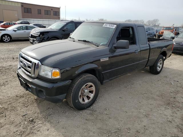 1FTLR4EE1BPA28303 - 2011 FORD RANGER SUPER CAB BLACK photo 1