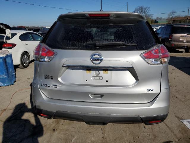 KNMAT2MT6GP725602 - 2016 NISSAN ROGUE S SILVER photo 6